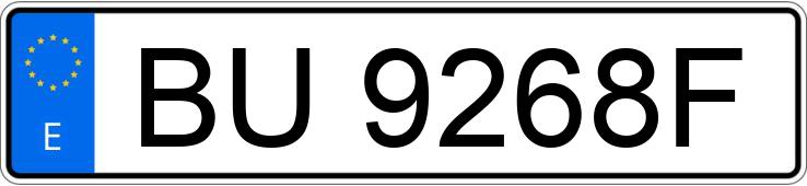 Numer rejestracyjny BU9268F posiada SIMCA 1200