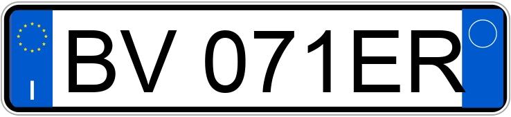 Numer rejestracyjny BV071ER posiada FIAT Stilo