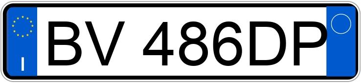 Numer rejestracyjny BV486DP posiada FIAT Punto 2a serie