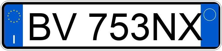 Numer rejestracyjny BV753NX posiada FIAT Doblo 1a serie