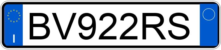 Numer rejestracyjny BV922RS posiada AUDI A2