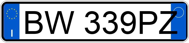 Numer rejestracyjny BW339PZ posiada OPEL MOVANO 