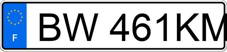 Numer rejestracyjny BW461KM posiada SMART FORTWO COUPE