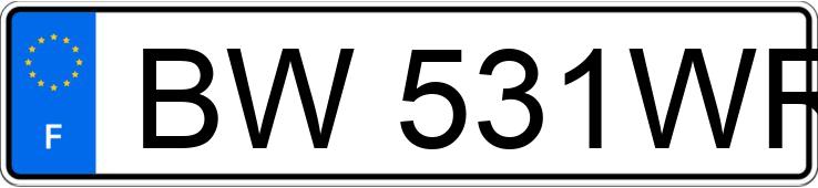 Numer rejestracyjny BW531WR posiada PEUGEOT PARTNER II