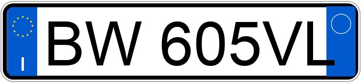 Numer rejestracyjny BW605VL posiada VOLKSWAGEN New Beetle