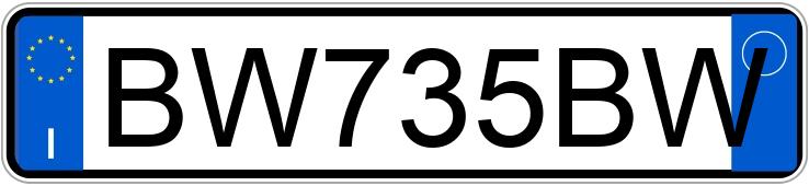 Numer rejestracyjny BW735BW posiada MERCEDES Classe C