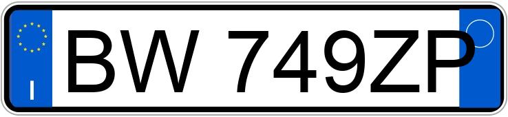 Numer rejestracyjny BW749ZP posiada VOLKSWAGEN Golf 4a serie