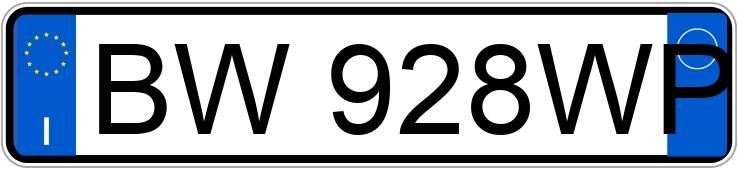 Numer rejestracyjny BW928WP posiada NISSAN Micra 2a serie Numer rejestracyjny BW928WP posiada NISSAN Micra 2a serie