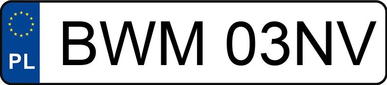 Numer rejestracyjny BWM 03NV posiada OPEL VECTRA 2.2 DTI GTS - BWM03NV Numer rejestracyjny BWM 03NV posiada OPEL VECTRA 2.2 DTI GTS - BWM03NV