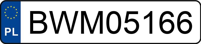 Numer rejestracyjny BWM 05166 posiada OPEL INSIGNIA - BWM05166