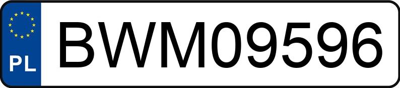 Numer rejestracyjny BWM 09596 posiada RENAULT KANGOO - BWM09596 Numer rejestracyjny BWM 09596 posiada RENAULT KANGOO - BWM09596