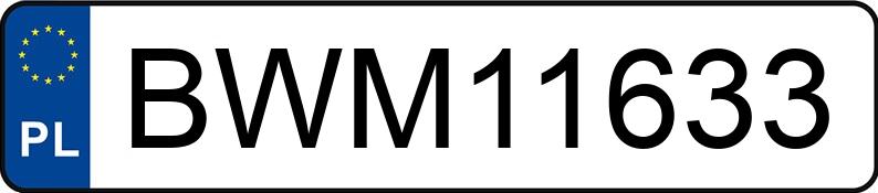 Numer rejestracyjny BWM 11633 posiada TOYOTA Corolla 1.33 MR`16 E6 Comfort - BWM11633 Numer rejestracyjny BWM 11633 posiada TOYOTA Corolla 1.33 MR`16 E6 Comfort - BWM11633