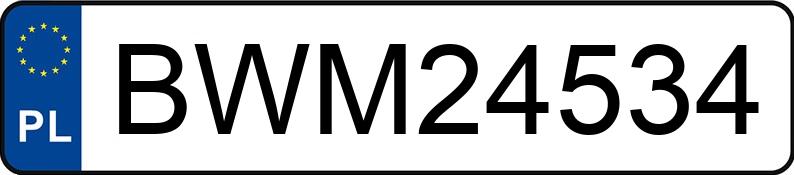 Numer rejestracyjny BWM 24534 posiada VOLKSWAGEN Polo IV TDI MR`02 E3 Highline - BWM24534