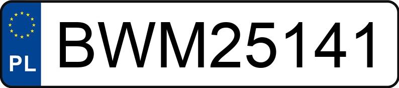 Numer rejestracyjny BWM 25141 posiada AUDI A4 AVANT - BWM25141