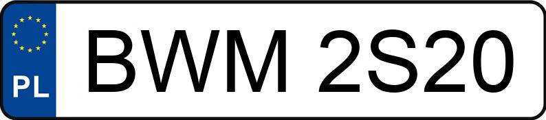 Numer rejestracyjny BWM 2S20 posiada RENAULT Master dCi MR`03 E3 2.8t L1H1 - BWM2S20