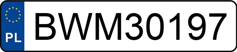 Numer rejestracyjny BWM 30197 posiada BMW 320I - BWM30197 Numer rejestracyjny BWM 30197 posiada BMW 320I - BWM30197