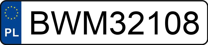 Numer rejestracyjny BWM 32108 posiada AUDI A5 - BWM32108