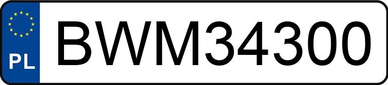 Numer rejestracyjny BWM 34300 posiada VOLVO XC60 - BWM34300 Numer rejestracyjny BWM 34300 posiada VOLVO XC60 - BWM34300