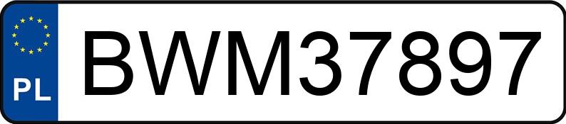 Numer rejestracyjny BWM 37897 posiada BMW 530I XDRIVE - BWM37897