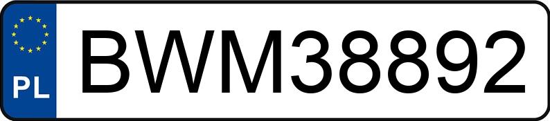 Numer rejestracyjny BWM 38892 posiada MERCEDES-BENZ Sport Coupe C200 Kat. MR`04 E3 203 Kompressor - BWM38892