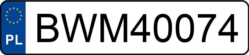 Numer rejestracyjny BWM 40074 posiada VOLVO XC 60 2.0 B5 B MILD HYBRID MR`21 E6 Core AWD Getr - BWM40074