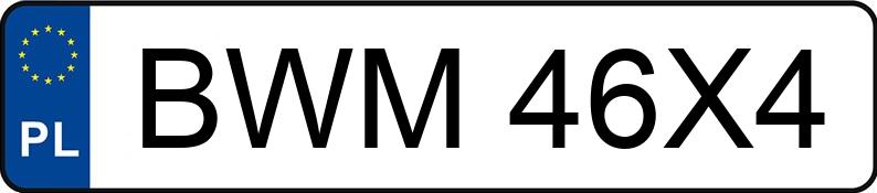Numer rejestracyjny BWM 46X4 posiada HONDA Czterokołowce TRX 500 FA - BWM46X4