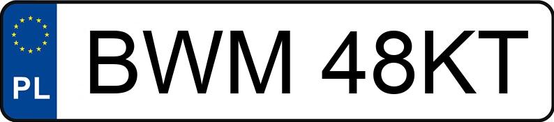 Numer rejestracyjny BWM 48KT posiada MAZDA 6 - BWM48KT Numer rejestracyjny BWM 48KT posiada MAZDA 6 - BWM48KT