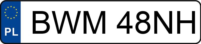 Numer rejestracyjny BWM 48NH posiada OPEL Astra III 1.7 CDTI MR`04 E4 Cosmo - BWM48NH