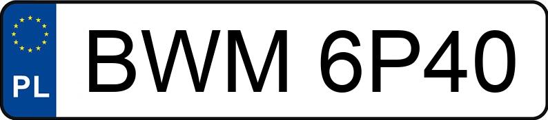 Numer rejestracyjny BWM 6P40 posiada SCHMITZ CARGOBULL SCB S3B - BWM6P40