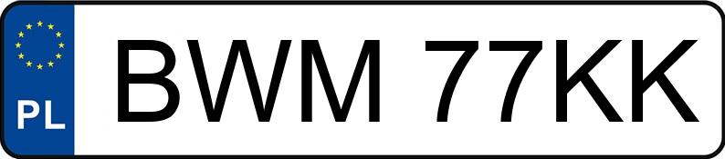 Numer rejestracyjny BWM 77KK posiada MERCEDES-BENZ SPRINTER 413 CDI - BWM77KK