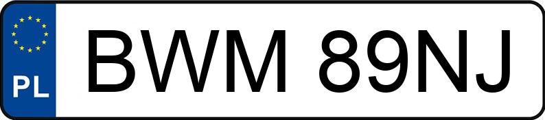 Numer rejestracyjny BWM 89NJ posiada SKODA OCTAVIA - BWM89NJ
