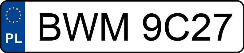 Registreringsnumret BWM 9C27 har VOLKSWAGEN Sharan GP 1.9 TDI MR`01 E3 Trendline - BWM9C27