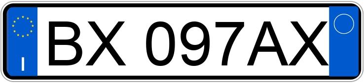 Numer rejestracyjny BX097AX posiada Renault Kangoo