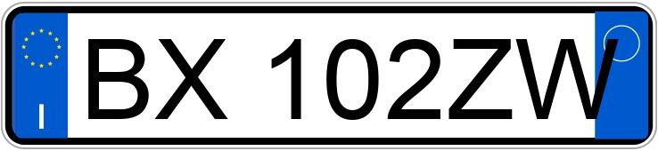 Numer rejestracyjny BX102ZW posiada FIAT Punto 2a serie Numer rejestracyjny BX102ZW posiada FIAT Punto 2a serie
