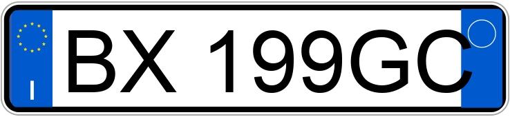 Numer rejestracyjny BX199GC posiada ALFA ROMEO 147