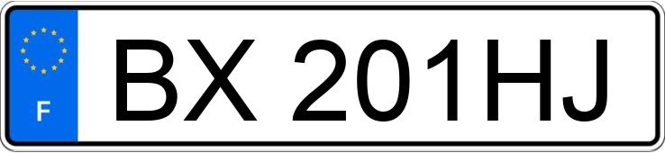 Numer rejestracyjny BX201HJ posiada BMW X5