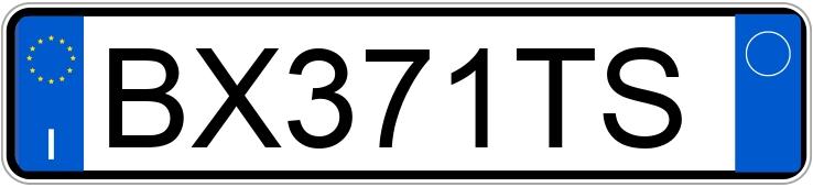 Numer rejestracyjny BX371TS posiada SEAT Ibiza 3a serie Numer rejestracyjny BX371TS posiada SEAT Ibiza 3a serie