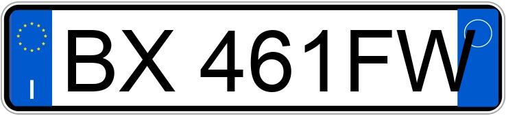 Numer rejestracyjny BX461FW posiada Mitsubishi L200