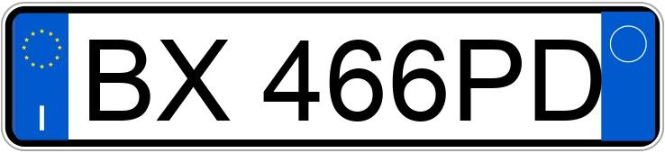 Numer rejestracyjny BX466PD posiada FIAT Multipla Numer rejestracyjny BX466PD posiada FIAT Multipla