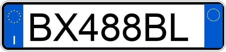 Numer rejestracyjny BX488BL posiada FIAT Ducato