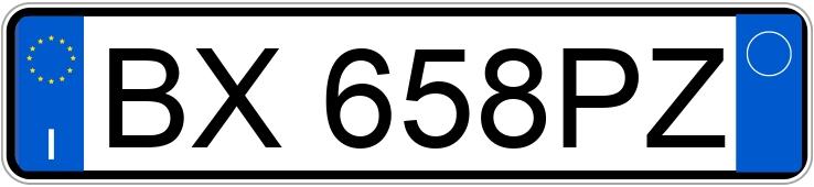 Numer rejestracyjny BX658PZ posiada AUDI A4 1a serie