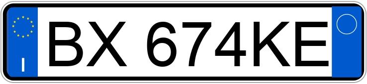 Numer rejestracyjny BX674KE posiada FIAT Punto 2a serie Numer rejestracyjny BX674KE posiada FIAT Punto 2a serie
