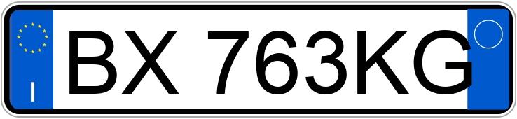 Numer rejestracyjny BX763KG posiada PORSCHE 911