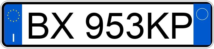 Numer rejestracyjny BX953KP posiada ALFA ROMEO 156 1a serie Numer rejestracyjny BX953KP posiada ALFA ROMEO 156 1a serie