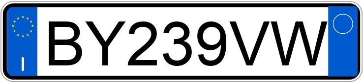 Numer rejestracyjny BY239VW posiada SMART city coupe-cabrio