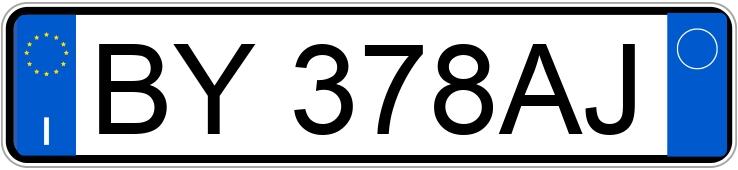 Numer rejestracyjny BY378AJ posiada FIAT Panda 1a serie Panda 1a serie 1100 i.e. cat 4x4 Trekking (40 kw)