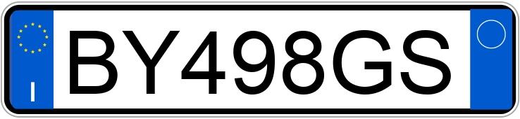 Numer rejestracyjny BY498GS posiada SMART city coupe-cabrio