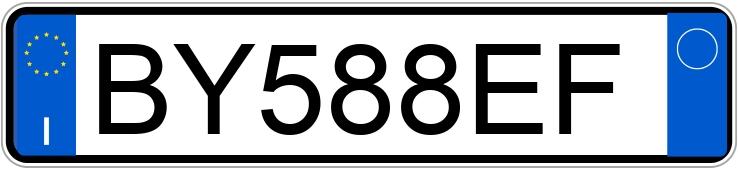 Numer rejestracyjny BY588EF posiada LOTUS Elise