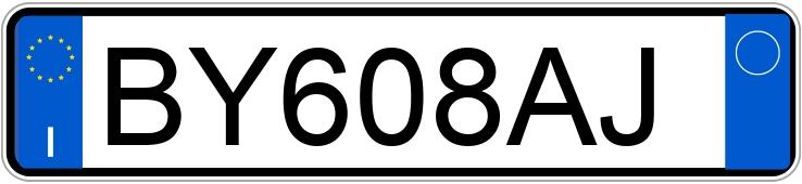 Numer rejestracyjny BY608AJ posiada FIAT Punto 2a serie