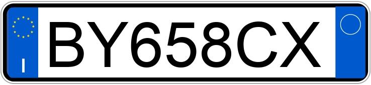 Numer rejestracyjny BY658CX posiada LANCIA Y